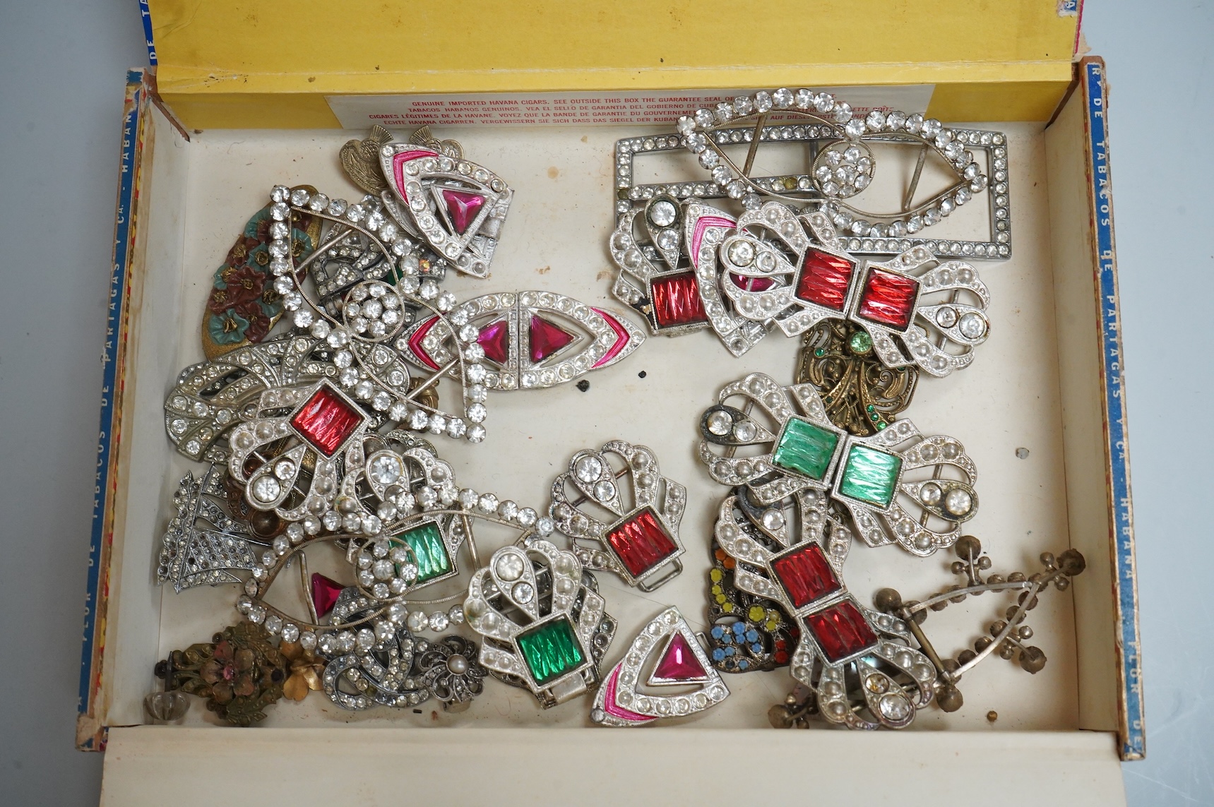 A group of assorted costume jewellery, glass beads etc.